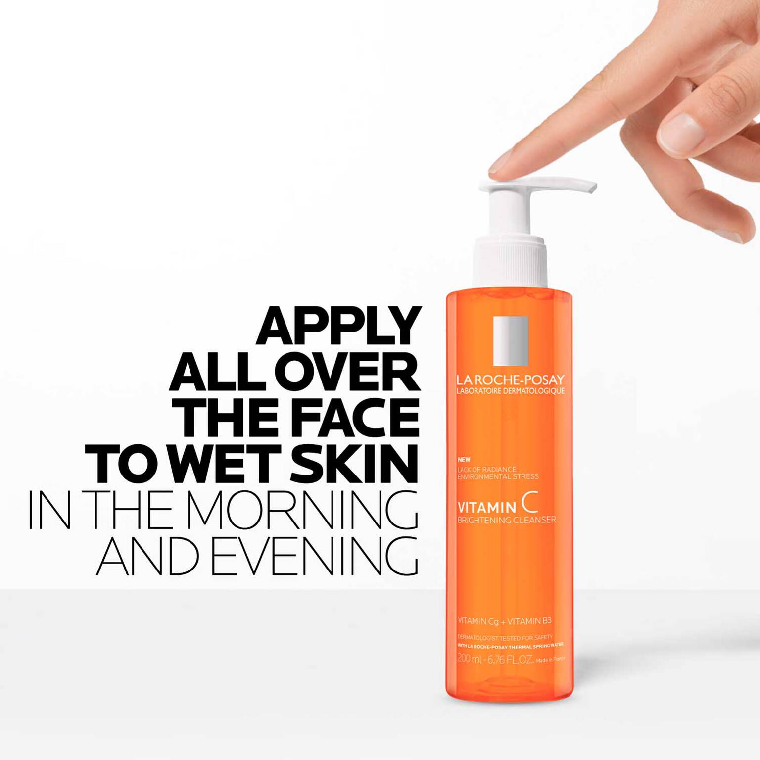 vitamin-c-brightening-facial-cleanser-l3 LaRochePosay-Product-Skincare-Purifying-Vitamin-C-Cleanser-200ml-3337875923613-HowToUse.jpg